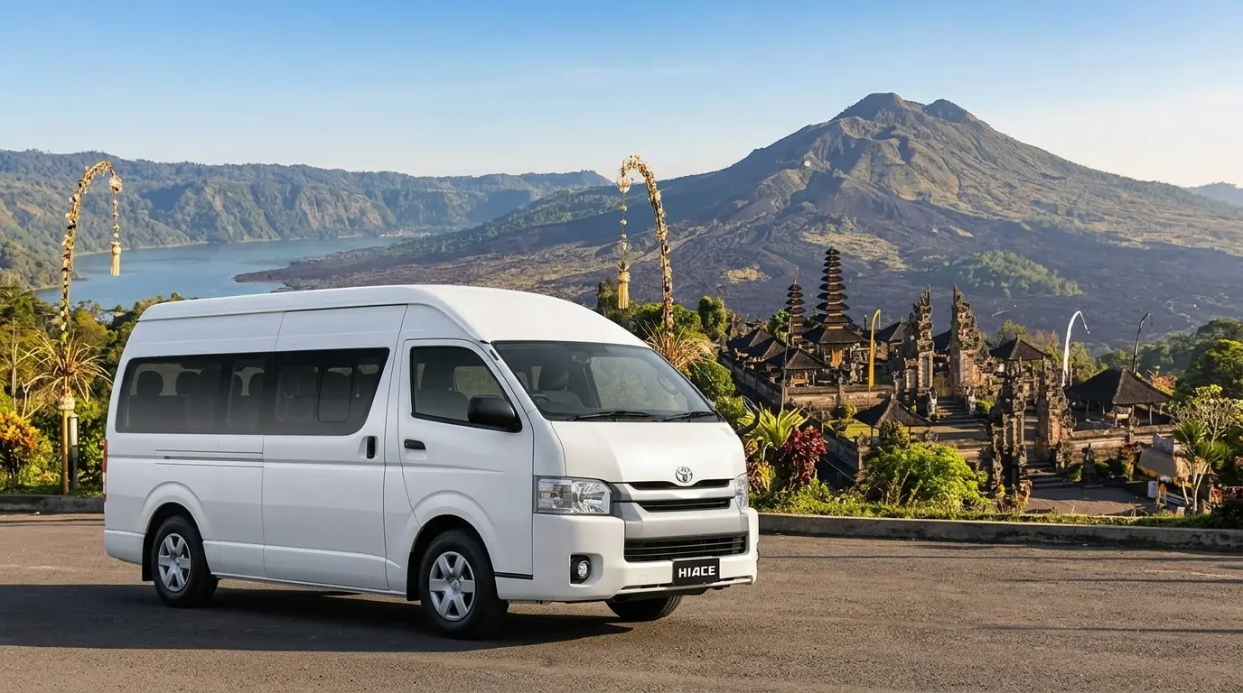 Toyota Hiace group minivan Bali charter