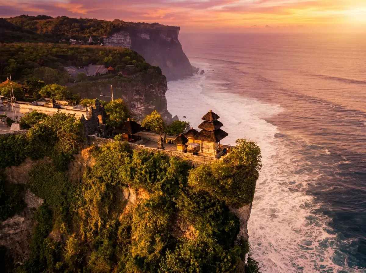 Uluwatu clifftop temple Bali